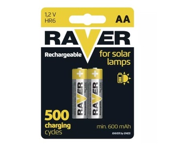 Akumulator R6/600 Raver Solar B2 B7426 1,2V Ni-MH