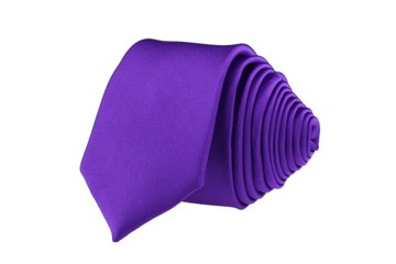 ГАЛСТУК УЗКИЙ МУЖСКОЙ, СЕЛЕДКА, 5 см, ТЕМНО-ФИОЛЕТОВЫЙ