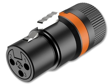 ROXTONE LX3F ZŁĄCZE XLR LOW PROFILE WTYK ŻEŃSKI 3P