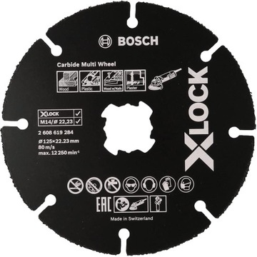 Bosch Tarcza tnąca 125x22,23mm Carbide X-LOCK
