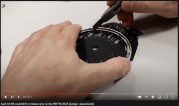 Audi A5 F5 8W счетчики, замена MPH на KMH