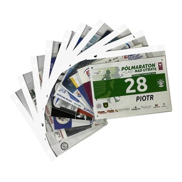 Wieszak na medale i numery startowe REKORDY BIEGOWE RUN twoje imię 334.1