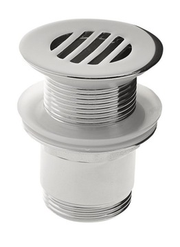 Korek umywalkowy 5/4” niezamykany z kratką regulacja 25-50 mm chrom