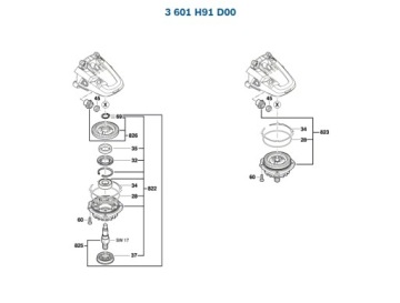 Подшипник BOSCH GWS22-230LVI D00 болгарки