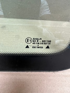 SEAT AROSA VW LUPO SKLO (OKNO) KAROSERIE LEVÝ ZADNÍ