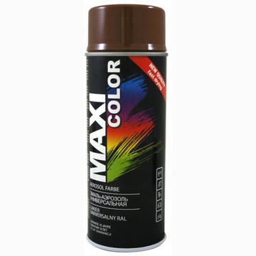 MAXI SPRAY FARBA LAKIER RAL 8016 BRĄZOWY MAHONIOWY