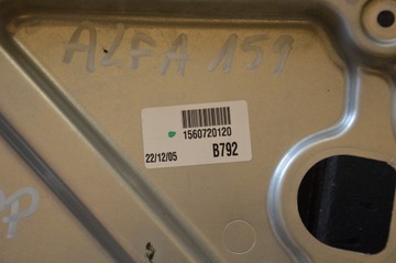 ALFA 159 SEDAN ZVEDÁK OKNO LEVÝ ZADNÍ 1560720120