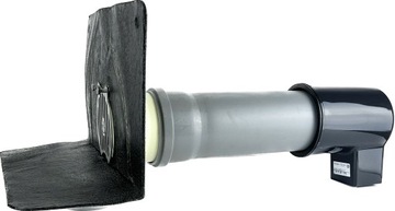 Переходник ПВХ 110мм, трубы 90и100мм GALECO графит 7015