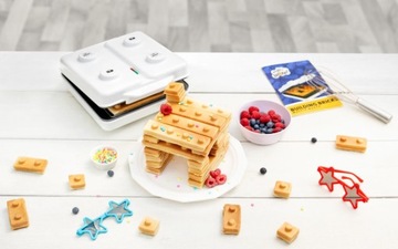 Вафельница для изготовления вафель Блоки Создавай и играй! Идеально подходит для подарка
