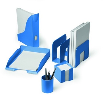 Pojemnik dokumenty A4 Durable plastik niebieski x6