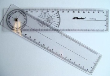 Лениар Гониометр 20см 360 градусов пластик