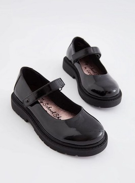 Лакированные туфли George для девочек, черные, размер 36.