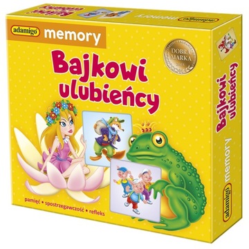 Gra Pamięciowa Memory BAJKOWI ULUBIEŃCY Adamigo