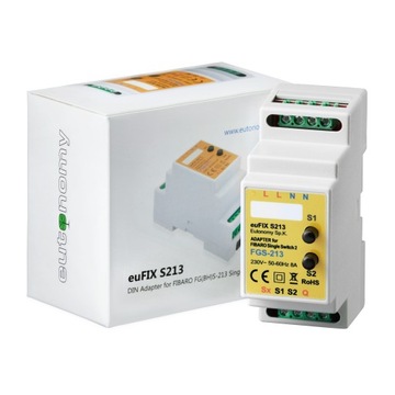 Adapter DIN euFIX do Single Switch 2 z przyciskami