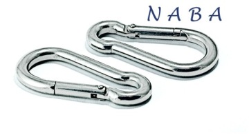 КАРАБИН НЕРЖАВЕЮЩИЙ ДЛЯ ВЕРЕВОК 3ММ 3X30 INOX