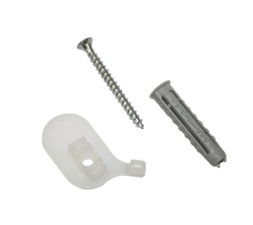 Тонкий алюминиевый потолочный рельс, 1 направляющая, белый, 250 см