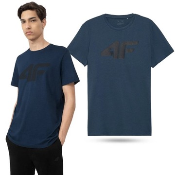 KOSZULKA MĘSKA 4F T-SHIRT BAWEŁNIANY SS23M537