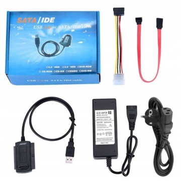 Адаптер USB 3.0 SATA IDE 2,5 3,5 для подключения жесткого диска