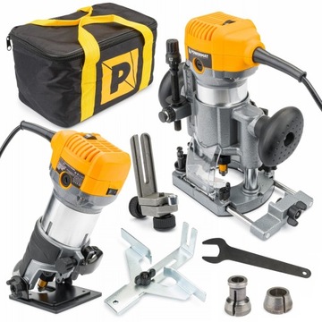 FREZARKA GÓRNOWRZECIONOWA KRAWĘDZIOWA 2000W WYCINARKA 6/8mm TORBA POWERMAT