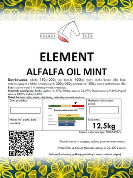 AlfAlfa Oil Mint 12,5кг - плевел люцерны с добавлением