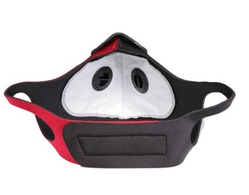 GLORSUN SPORTOWA MASKA ANTYSMOGOWA BLACK/RED