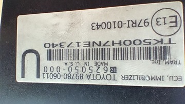 ИММОБИЛАЙЗЕР TOYOTA 89780-06011
