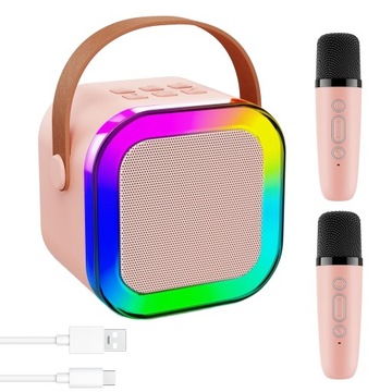 НАБОР ДЛЯ КАРАОКЕ С МИКРОФОНОМ И ДИНАМИКОМ BLUETOOTH