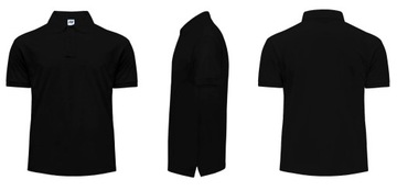 KOSZULKA POLO męska POLÓWKA bawełniana JHK PORA-210 niebieska RB r. XL