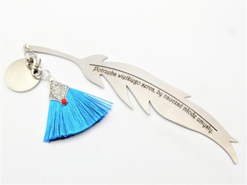 komunia pamiątka Zakładka Do Książki z dedykacją