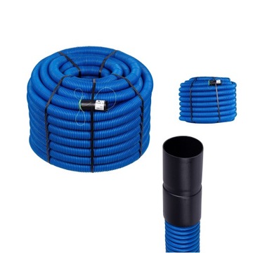 RURA OSŁONOWA DVR 40MM NIEBIESKA 450N 25MB ELMARK Peszel do ziemi