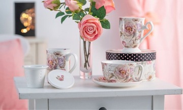 Чашка 300 мл с блюдцем ПИОН WLN VILLA ITALIA