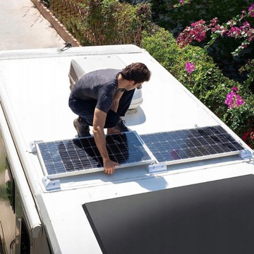 МОНТАЖНЫЙ КРОНШТЕЙН ДЛЯ СОЛНЕЧНЫХ ФОТОЭЛЕКТРИЧЕСКИХ ПАНЕЛЕЙ ДЛЯ ПРИЦЕПОВ С КАМЕРОЙ