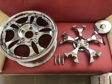 ДИСКИ + КОЛЕНА BMW F20 E87 E90 E46 17 5x120 ХРОМ