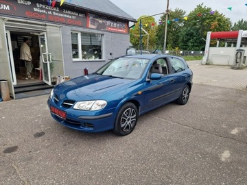 Nissan Almera II Hatchback 1.5 90KM 2003 Nissan Almera 1.5 Benzyna 90 KM, Klimatyzacja, El., zdjęcie 1