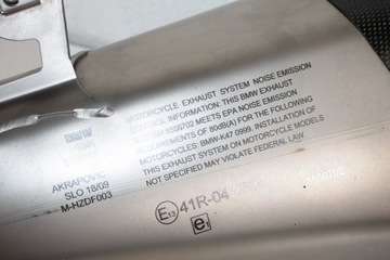 BMW S 1000 R BMW S 1000 RR TŁUMIK WYDECH AKRAPOVIC