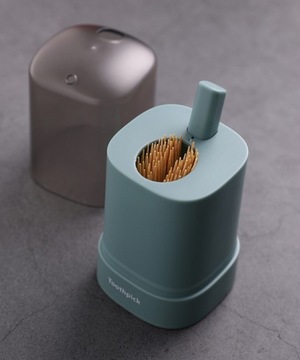 Автоматический диспенсер для зубочисток, красный.