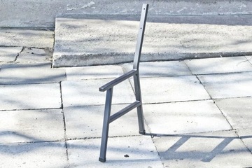 НОЖКИ СКАМЬИ - МЕТАЛЛИЧЕСКИЕ НОЖКИ С ПРОФИЛЕМ СПИНКИ 30/20 - КОМПЛЕКТ 2 шт.