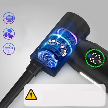 ODKURZACZ RĘCZNY SAMOCHODOWY BEZPRZEWODOWY MOCNY MINI VACUUM CLEANER