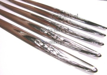 Силиконовая наклейка TEAR, хромированная полоса, 28х1,5 СМ