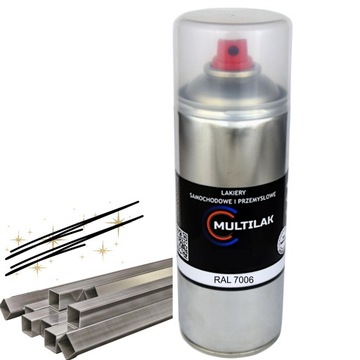 Lakier farba w sprayu do aluminium RAL 7006 Półmat