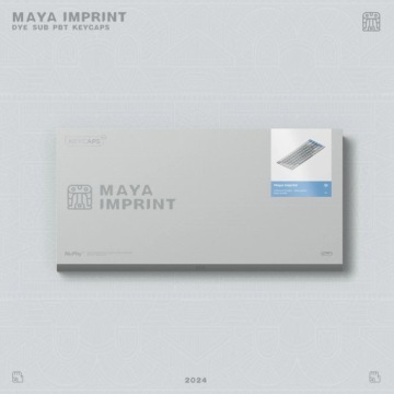 Колпачки клавиш NuPhy PBT Dye-Sub для механической клавиатуры Maya Imprint