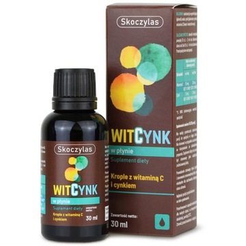 SKOCZYLAS WitCynk W Płynie 30ml WITAMINA C I CYNK
