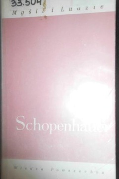 Schopenhauer - J. Garewicz