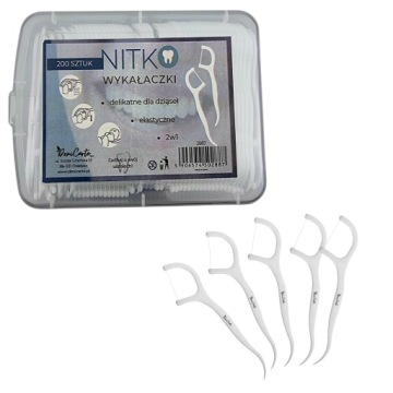 Зубная нить Зубочистки Floss Floss 200 шт. Зубочистки Nicio