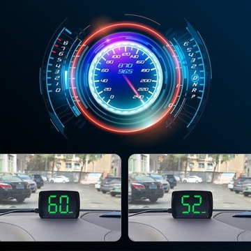 Автомобильный HUD GPS-дисплей с цифровым спидометром
