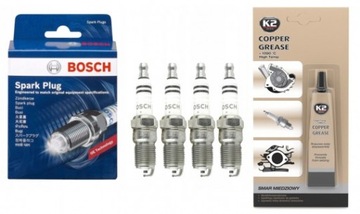 4 ШТ СВІЧКА ЗАПАЛЮВАННЯ BOSCH СУПЕР ПЛЮС +8 FR7DC+SMAR 