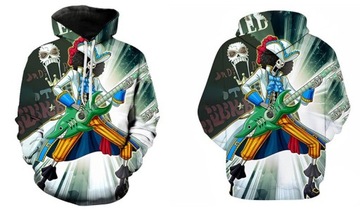 NOWA MĘSKA BLUZA Z KAPTUREM ONE PIECE ANIME