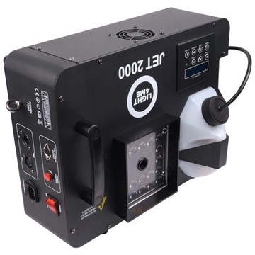 ВЕРТИКАЛЬНЫЙ ДЫМОГЕНЕРАТОР СО СВЕТОДИОДНОЙ ПОДСВЕТКОЙ ИК ПУЛЬТ ДУ LIGHT4ME JET 2000