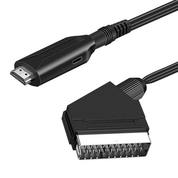 HDMI-СОВМЕСТИМЫЙ С СИЛИКОНОВЫМ АДАПТЕРОМ SCART