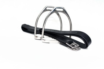 Стремена + PUŚLISKA 135СМ ПОЛИРОВАННАЯ НЕРЖАВЕЮЩАЯ СТАЛЬ - выгодная цена